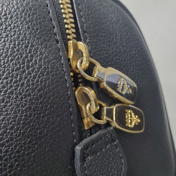 MCM Grained Calfskin Studded Boston Handbag - Picture 7 of 12